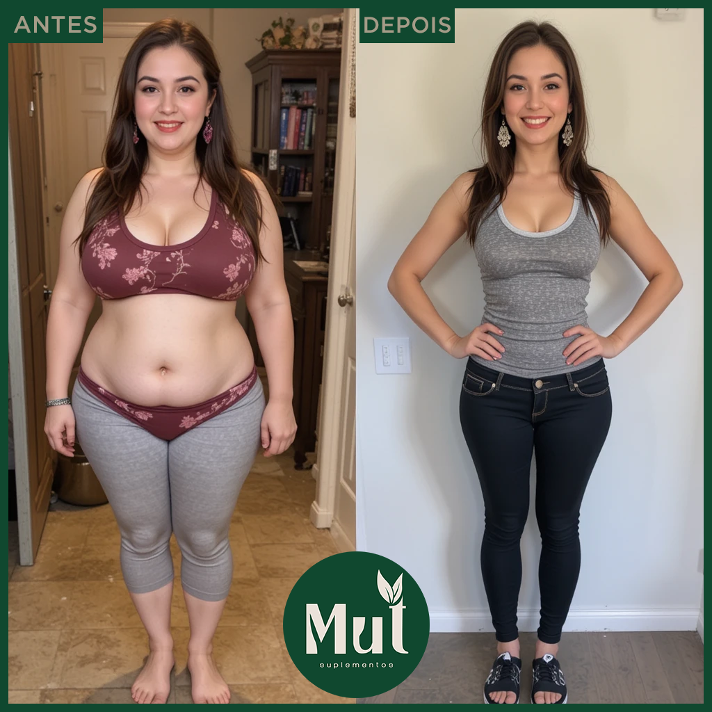 Antes e Depois 7 Meses de tratamento com MutSlim