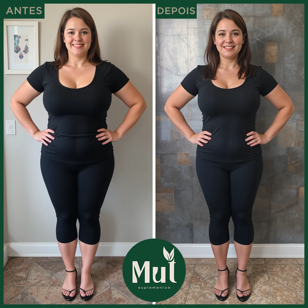 Antes e Depois 5 Meses de tratamento com MutSlim