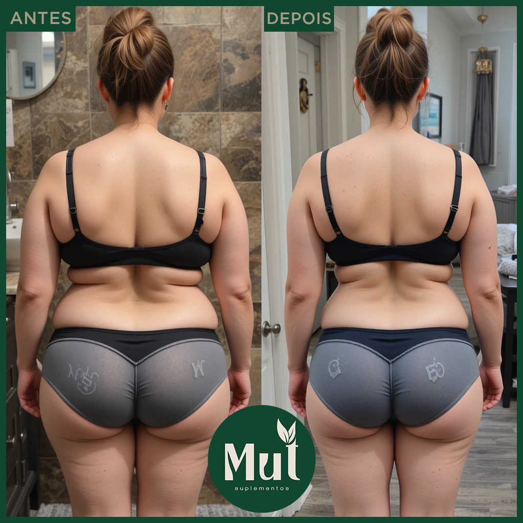 Antes e Depois 6 Meses de tratamento com MutSlim